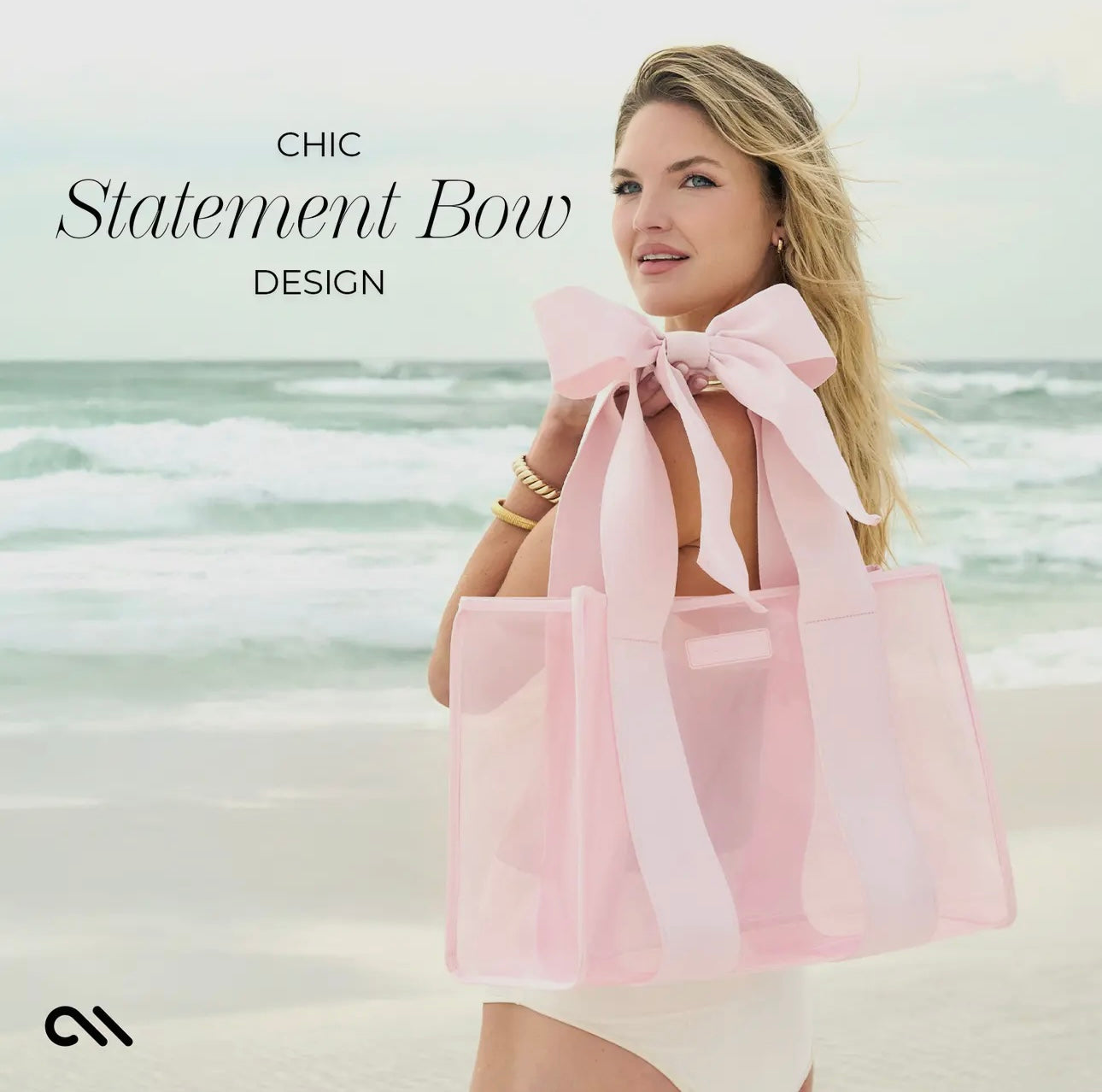 PRE-ORDER*** special edition case mate bow beach tote with phone pouch (est. may 21-26)