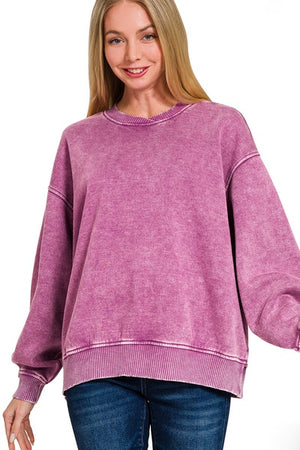 parker pullover - purple