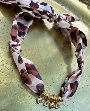 mama scarf necklace #1