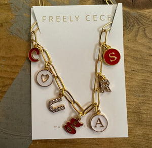 freely cece cougars charm necklace