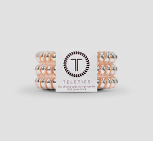 teleties spiral hair coils - small (millennial pink)
