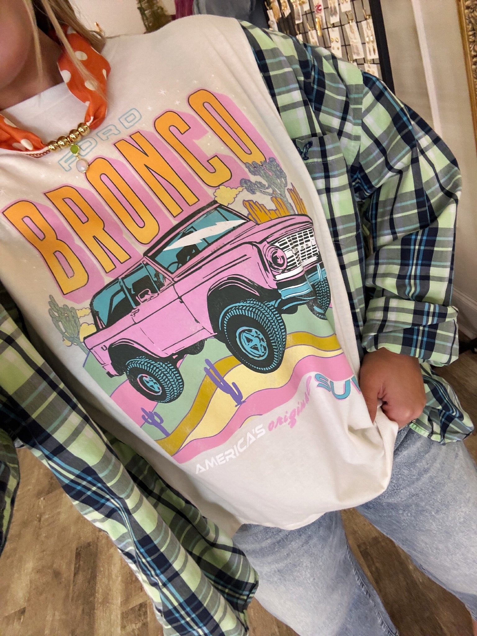 green bronco one of a kind top