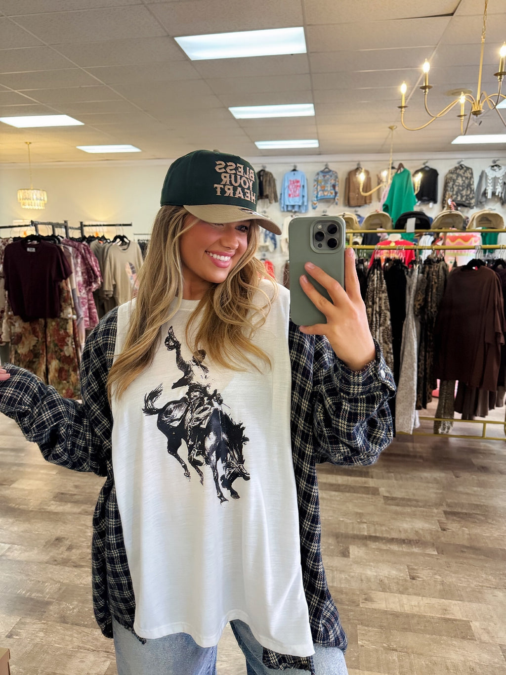 cowboy one of a kind top