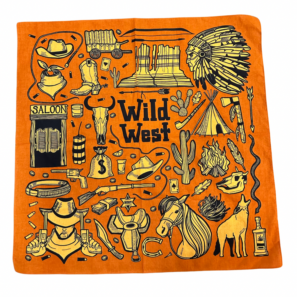 Wild West bandana scarf