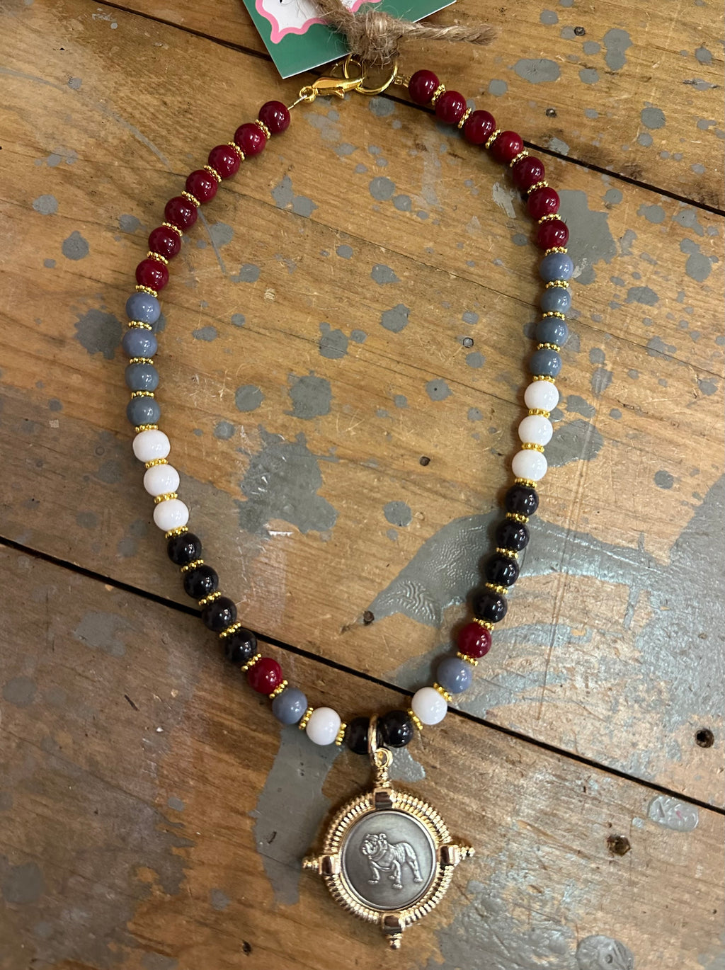 ms state beaded necklace