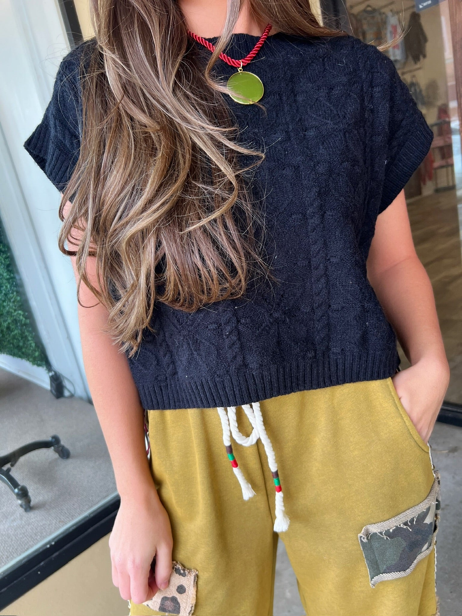 marcy sweater in black