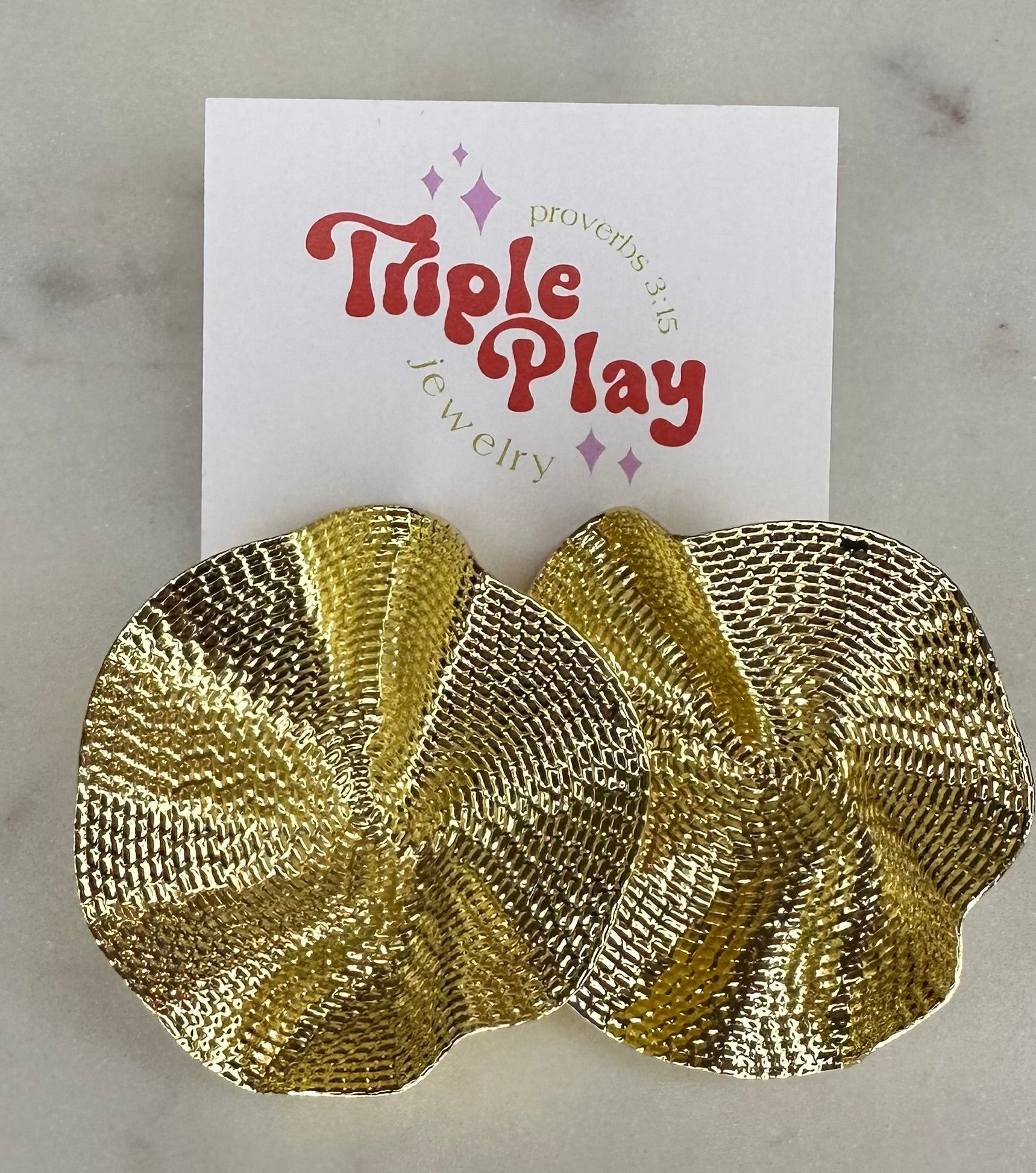 triple play chanie earring