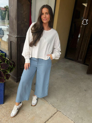 crossover top in natural