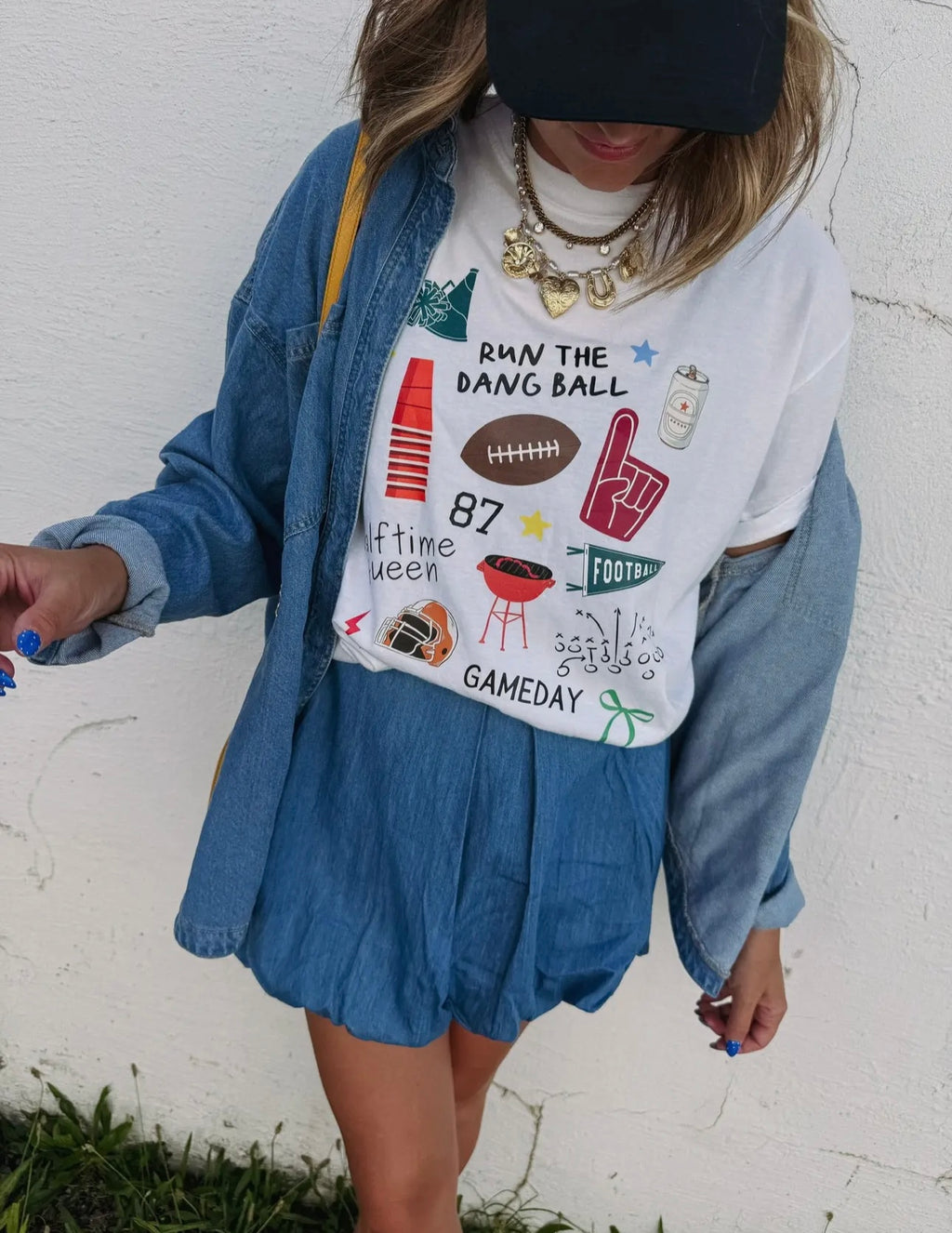 run the dang ball graphic tee