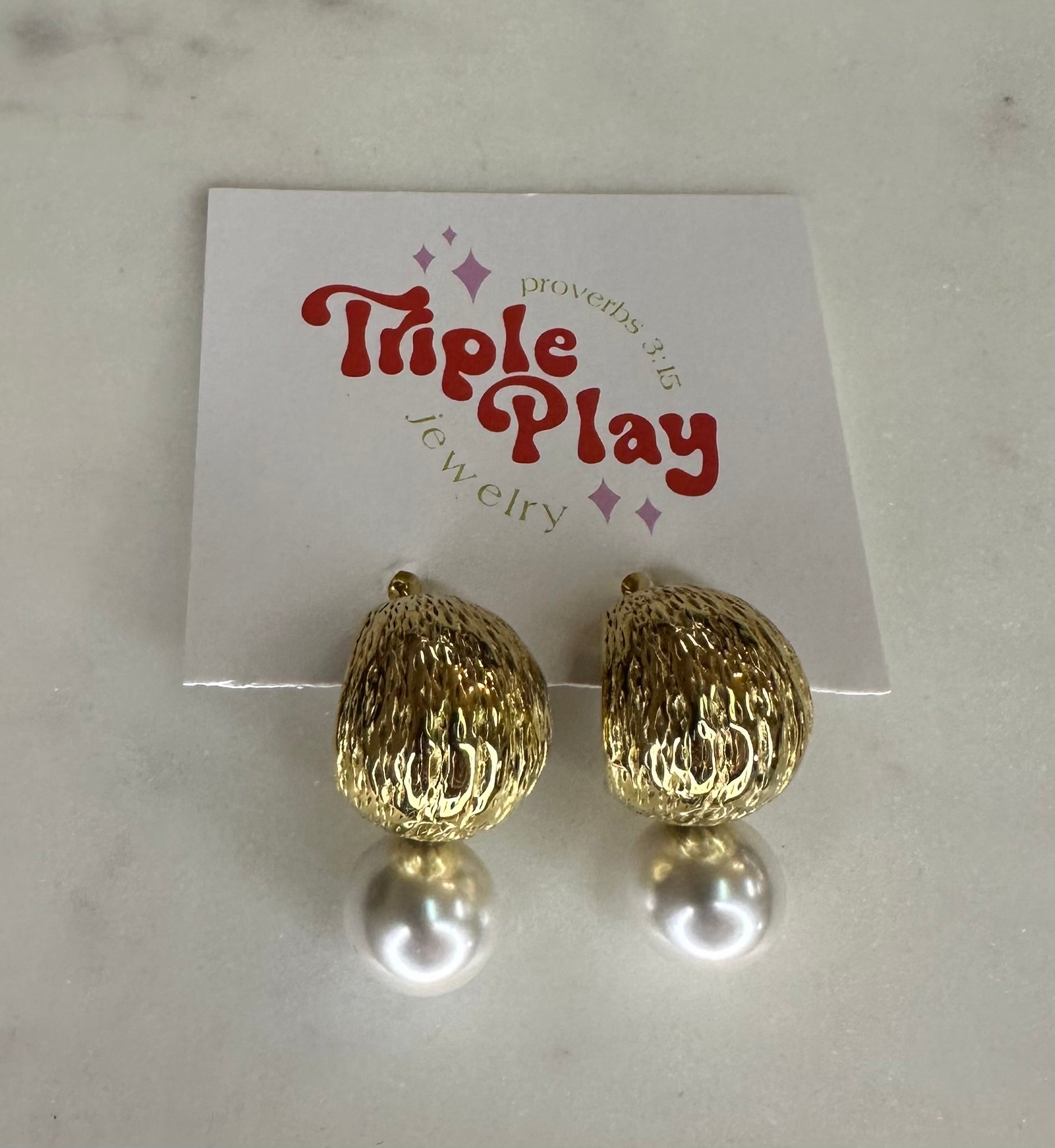 triple play darla earring
