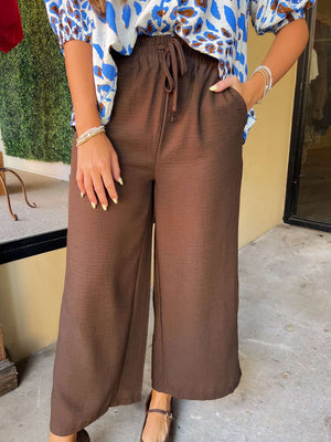 something good pant in chocolate
