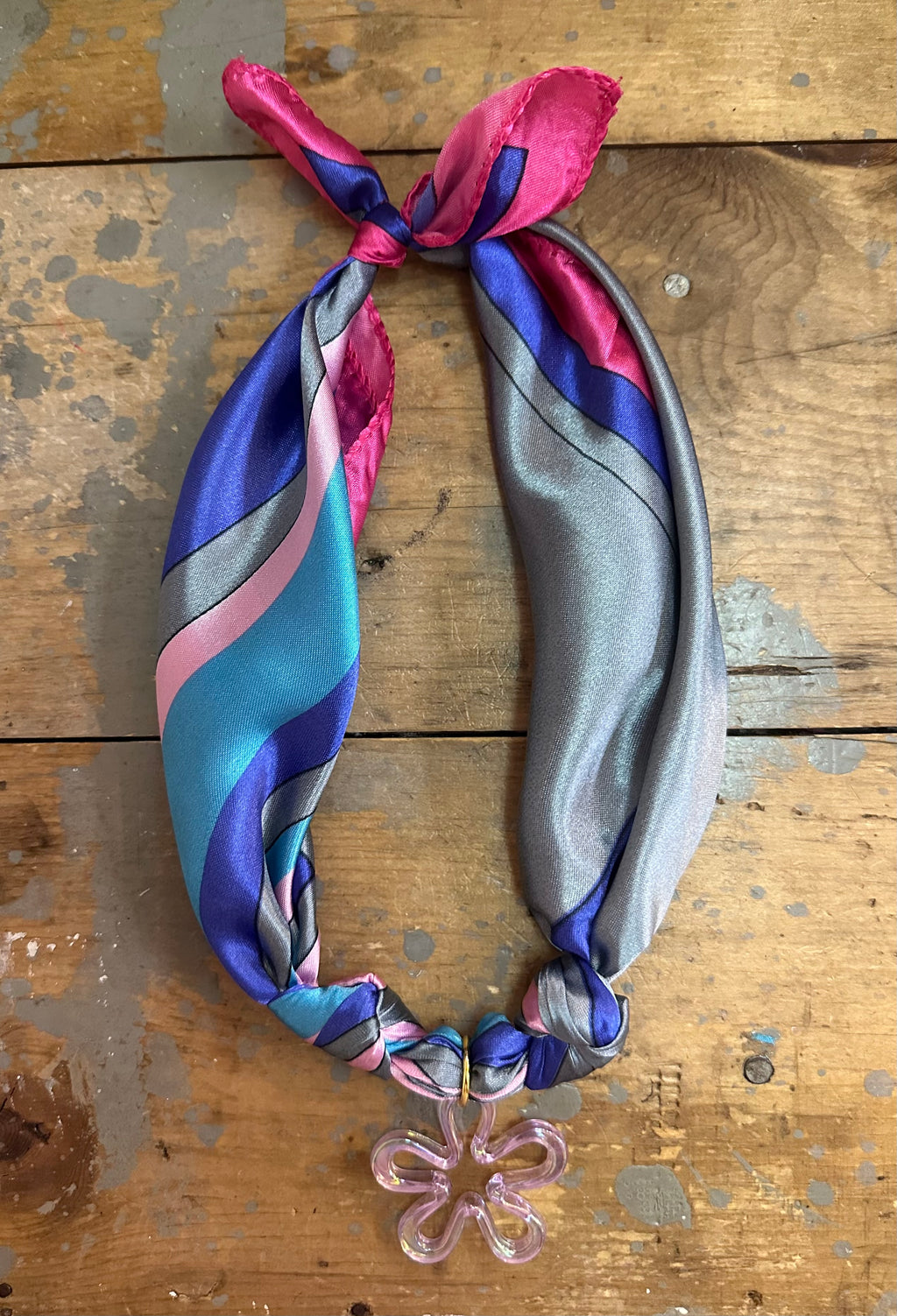 TR scarf necklace #63