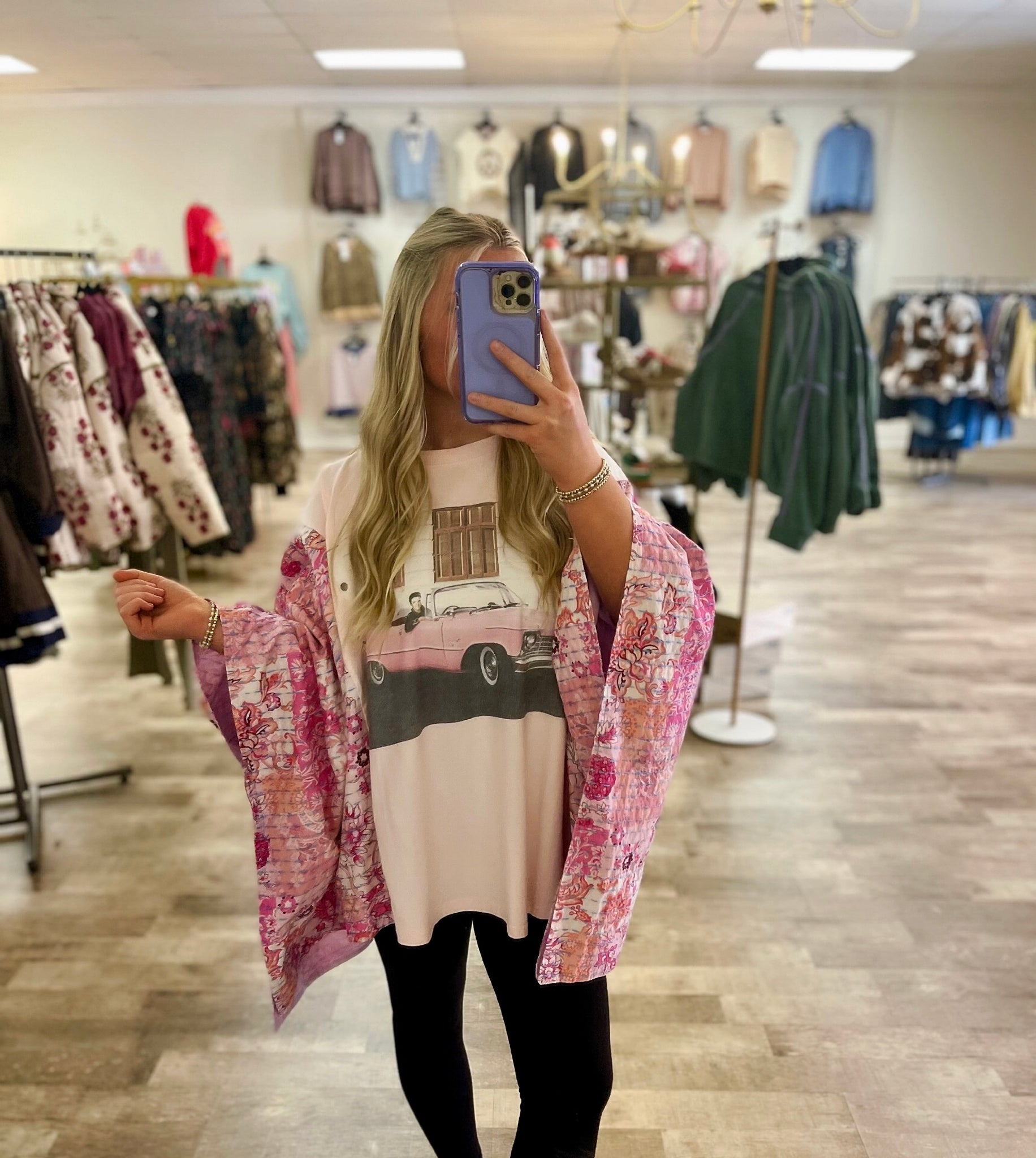 elvis pink cadillac top