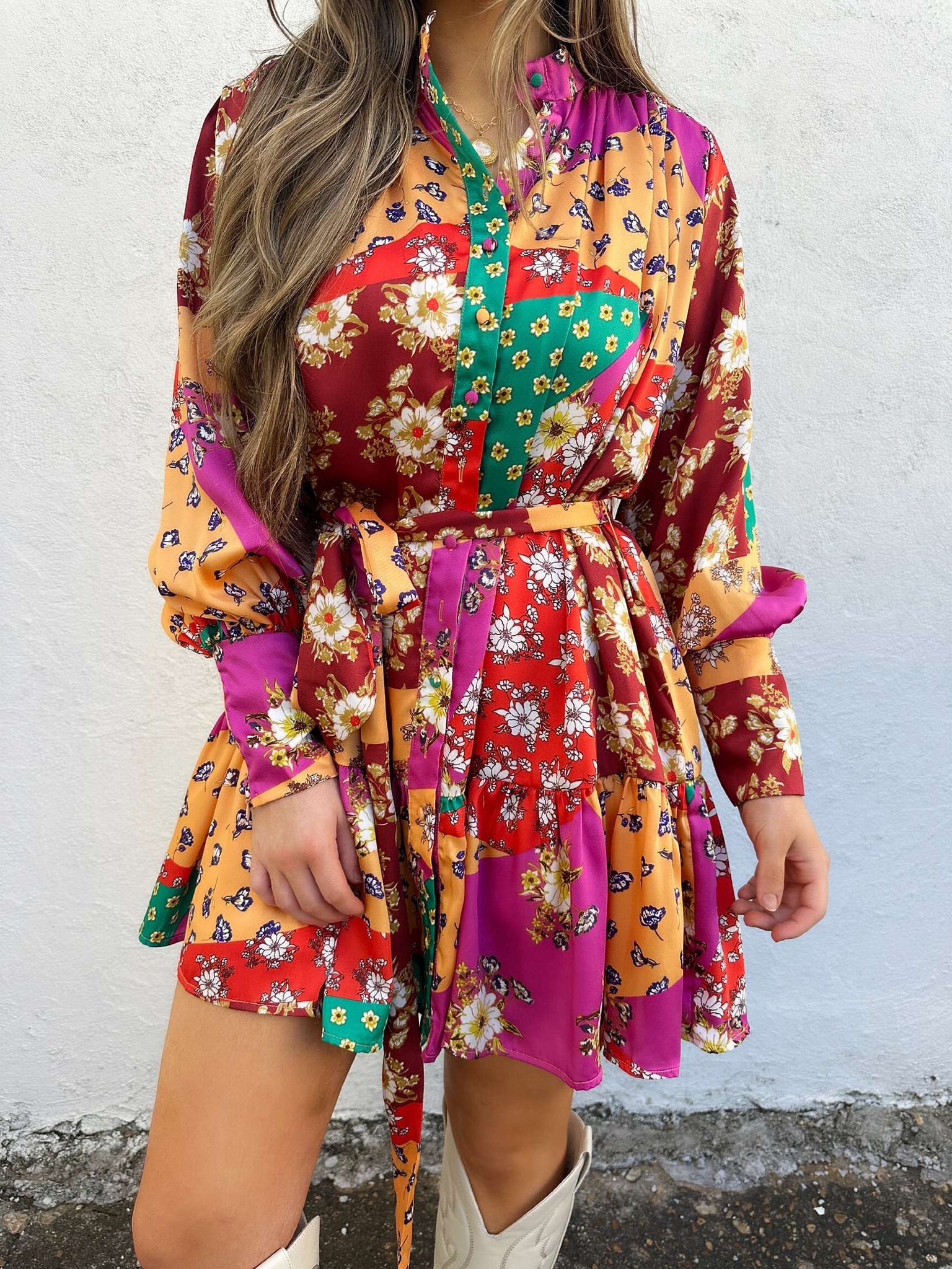 fall tones dress