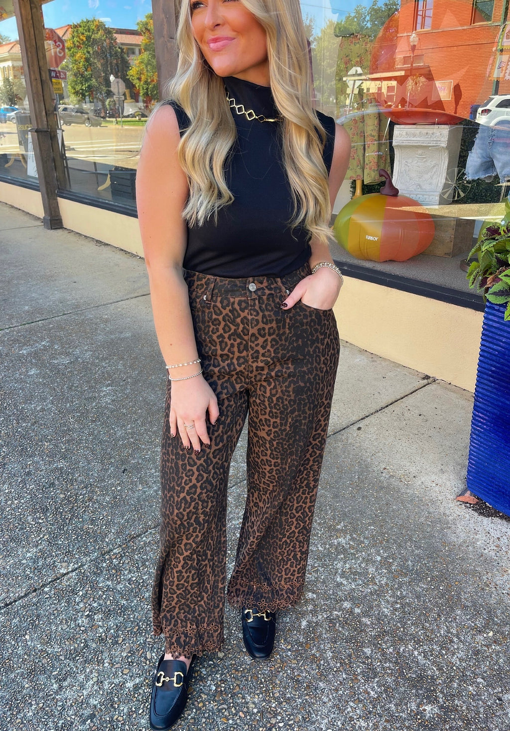 lennox leopard pant