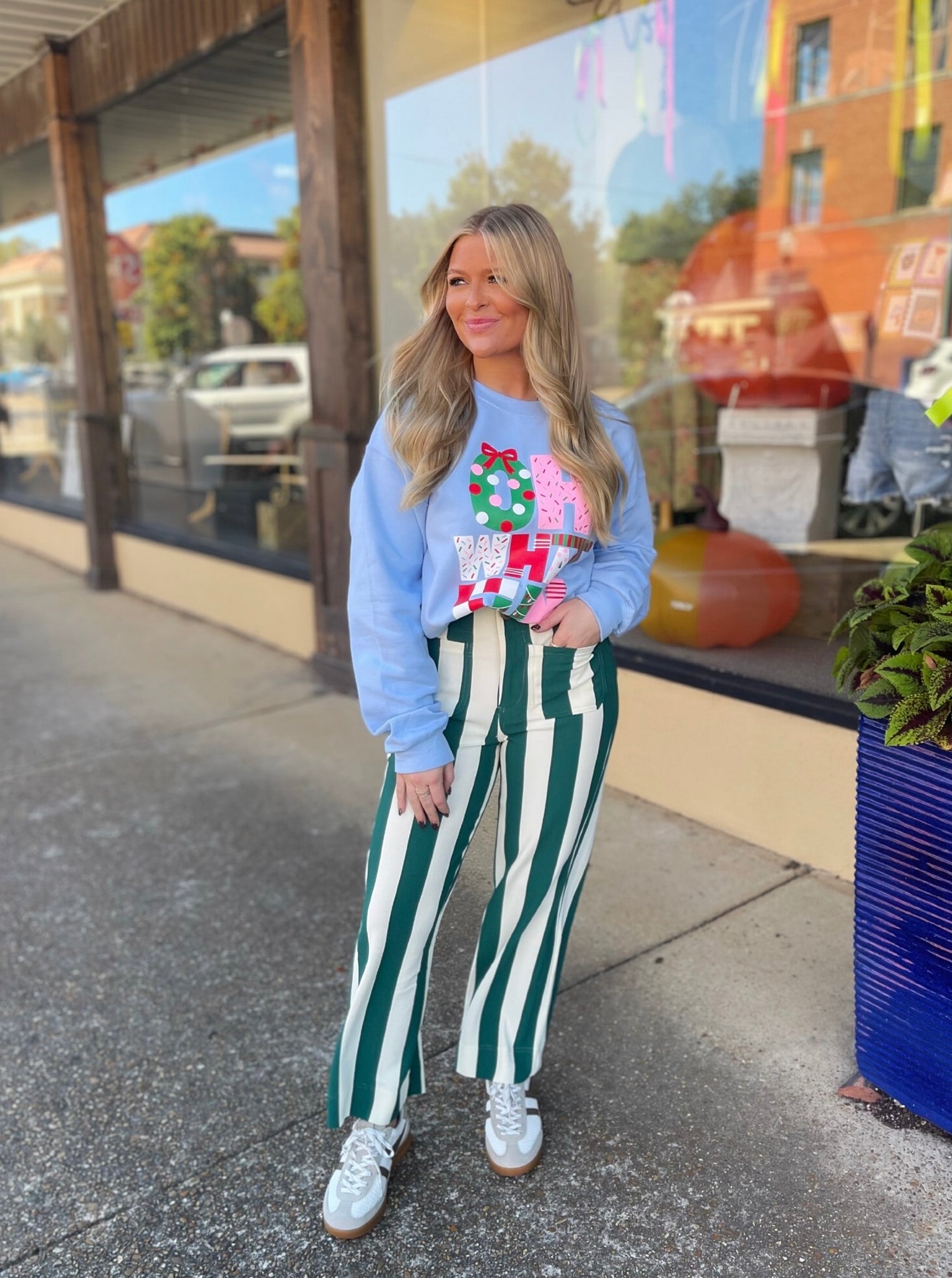 carraway cropped wide leg pant in hunter