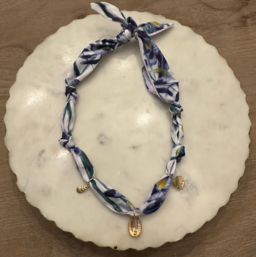 TR scarf necklace #86