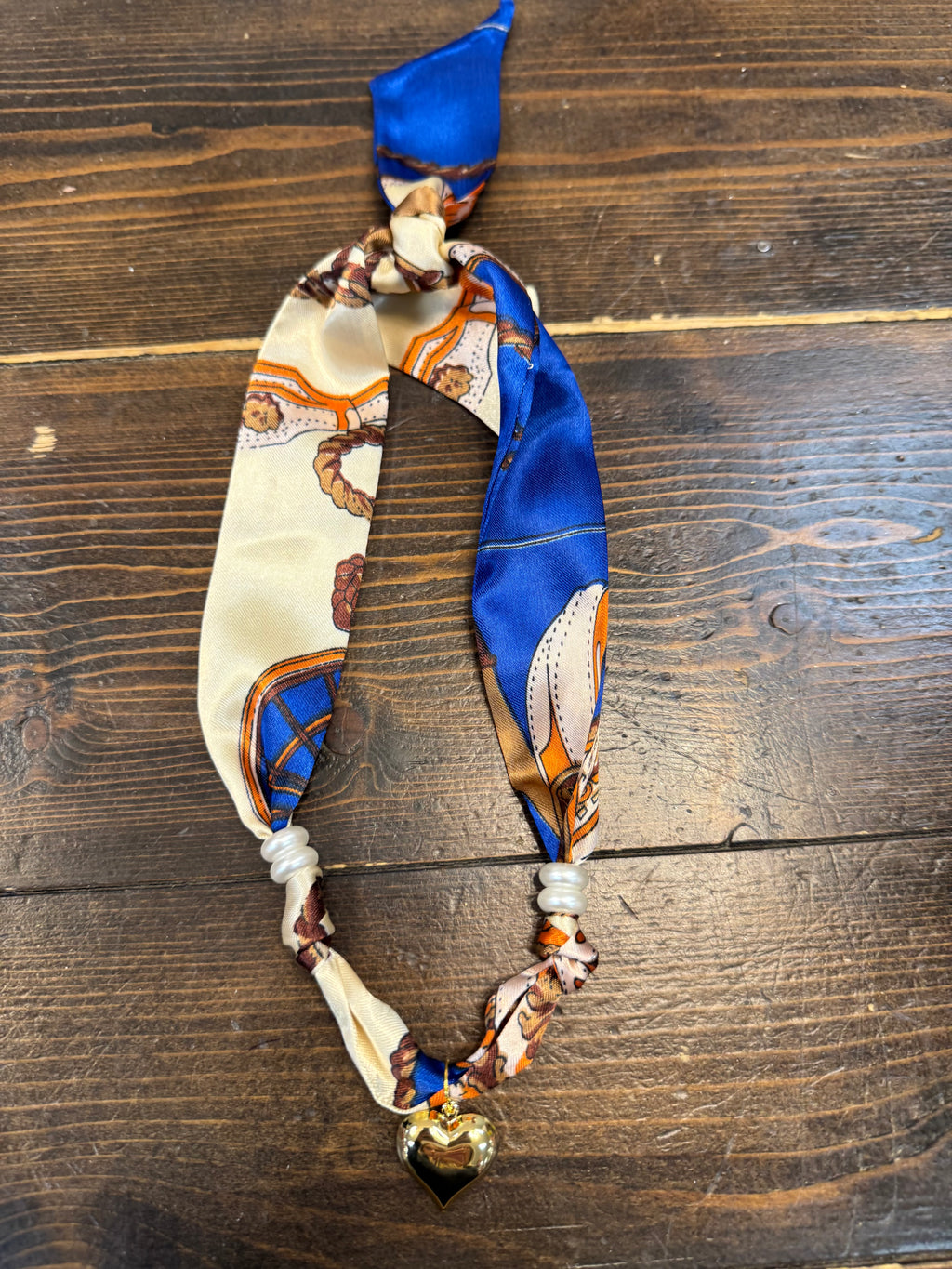 TR scarf necklace #289